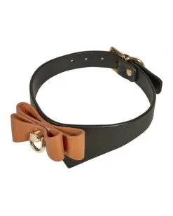 Generique Collier Et Laisse Butler Noir Et Marron -Sextoys boutique collier et laisse butler noir et marron 2