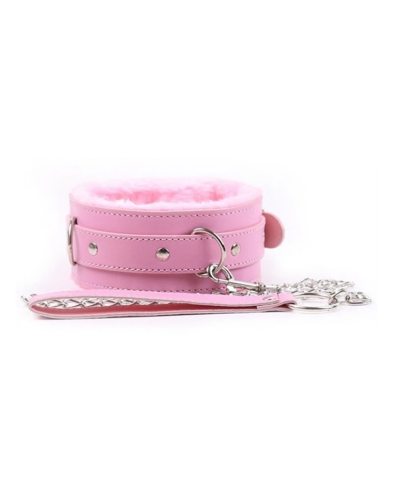Generique Collier Et Laisse Fur Rose 1 Generique Collier Et Laisse Fur Rose
