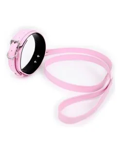 Generique Collier Et Laisse Lighty Rose