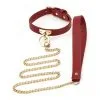 Generique Collier Et Laisse Sclave Rouge