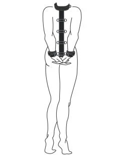 Easytoys Fetish Collection Collier Et Menottes Restraint Set Simili -Sextoys boutique collier et menottes restraint set simili 2