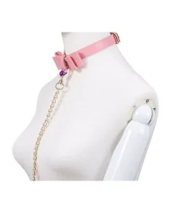 Generique Collier Laisse Bow Rose -Sextoys boutique collier laisse bow rose 4