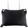 Mr. Sling Coussin En Cuir 20 X 25cm + ChaÓnes Noir