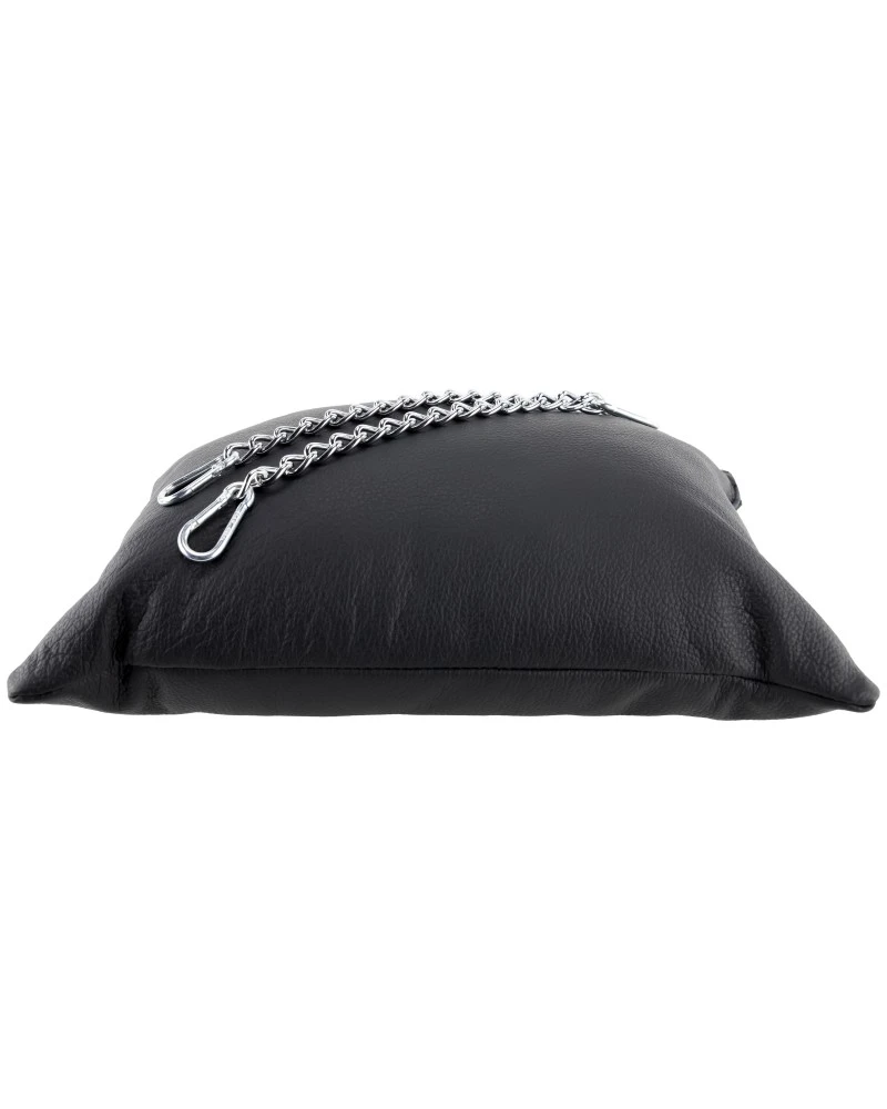 Mr. Sling Coussin En Cuir 23 X 32cm + Chaînes Noir 3 Mr. Sling Coussin En Cuir 23 X 32cm + Chaînes Noir – Image 3