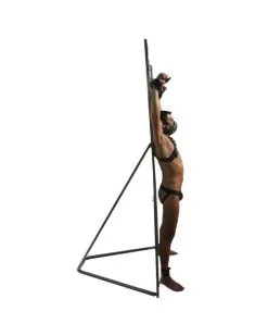 Mr. Sling Croix De Saint André En Métal Avec Pied -Sextoys boutique croix de saint andre en metal avec pied 3