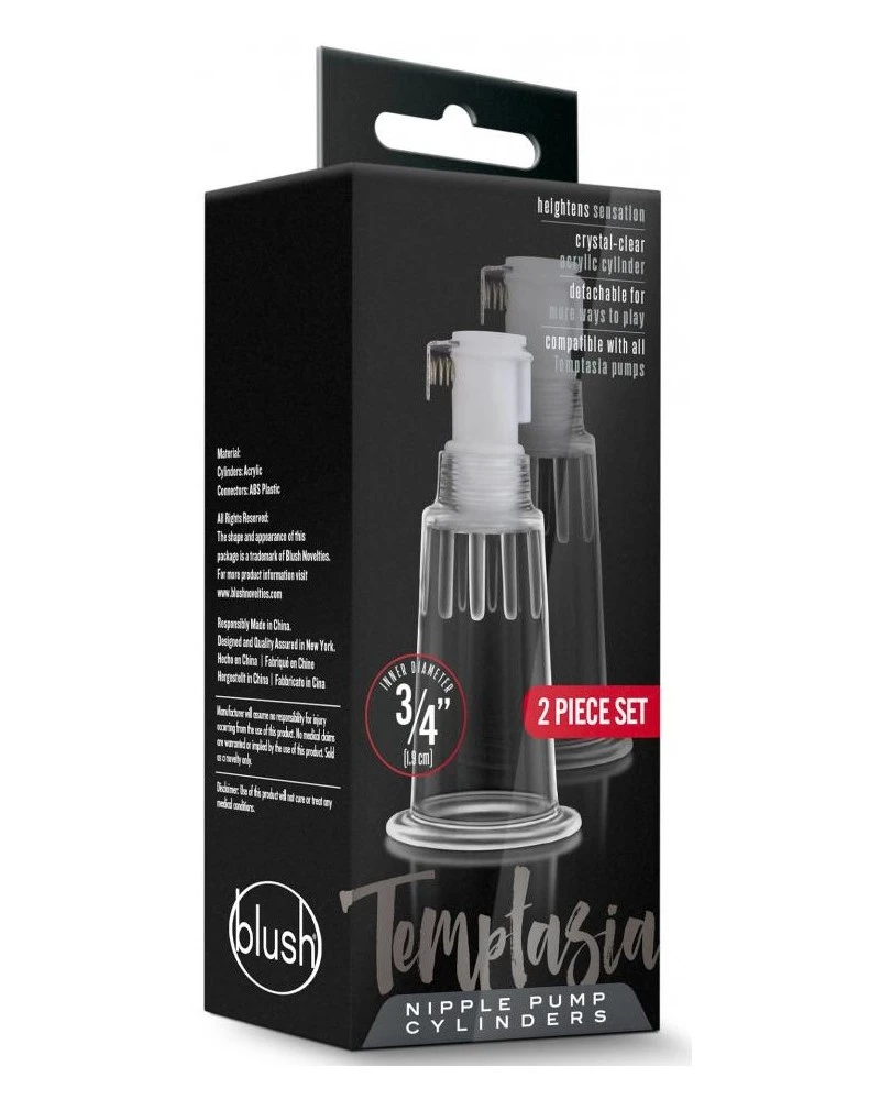 Temptasia Cylindres Pour Tétons Feel Up 4.3cm - Diamètre 18mm 2 Temptasia Cylindres Pour Tétons Feel Up 4.3cm - Diamètre 18mm – Image 2