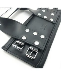 The Red Deluxe Menottes Suspension En Cuir - Mains -Sextoys boutique deluxe menottes suspension en cuir mains 3