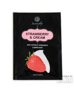 Secret Play Dosette Lubrifiant Embrassable Kissable Fraise 10ml