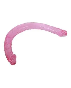 Generique Double Gode Jelly 45 X 3.5 Cm Mauve