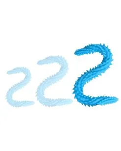 DoublePlayz Double Gode Scolop L 60 X 5cm Bleu