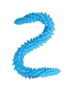 DoublePlayz Double Gode Scolop M 50 X 4cm Bleu -Sextoys boutique double gode scolop m 50 x 4cm bleu 2