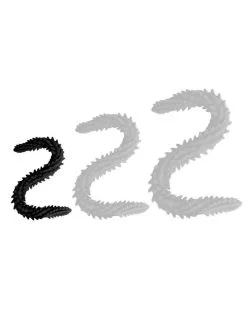 DoublePlayz Double Gode Scolop S 40 X 3cm Noir