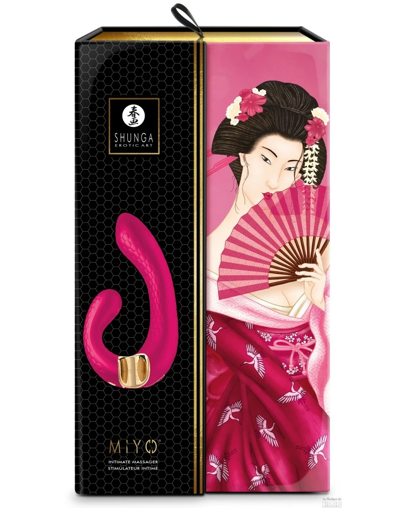 Double Stimulateur Intime Shunga Miyo Framboise 2 Double Stimulateur Intime Shunga Miyo Framboise – Image 2
