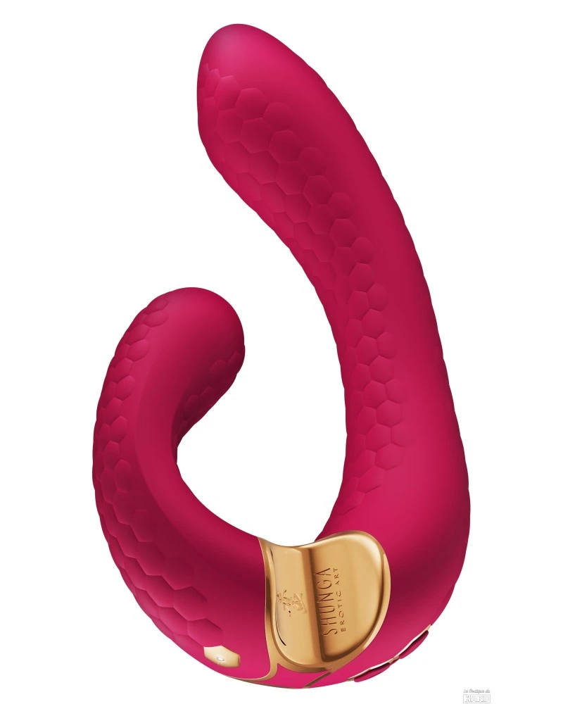Double Stimulateur Intime Shunga Miyo Framboise 4 Double Stimulateur Intime Shunga Miyo Framboise – Image 4