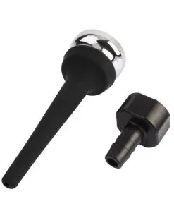 Chisa Novelties Embout De Lavement Pointe Black Mont 8 X 1.3cm