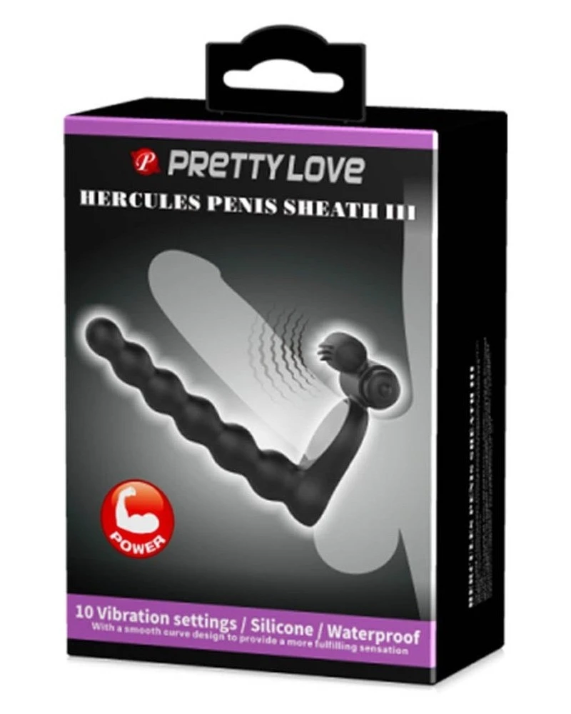 Embout De Pénis Hercules Pretty Love 13 X 2.5cm 2 Embout De Pénis Hercules Pretty Love 13 X 2.5cm – Image 2