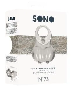 La Boutique Du Hard Enveloppeur De Bourses Squeeze Ring Sono N¬∞73 Transparent Taille XXL -Sextoys boutique enveloppeur de bourses squeeze ring sono n73 transparent 1