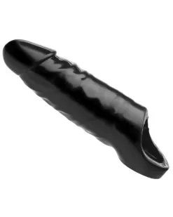 Master Series Etui Pénien Mamba Cock Sheath XL Noir 17 X 6.5 Cm