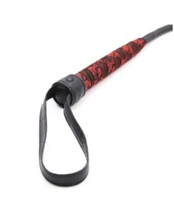 Correct Me Fouet Chinese Design 90cm Noir-Rouge -Sextoys boutique fouet chinese design 90cm noir rouge 6