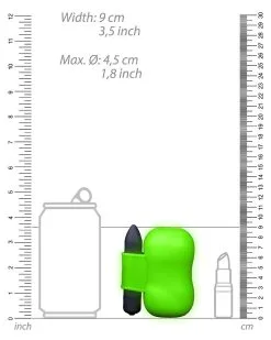 Ouch! Glow Gaine De Masturbation Vibrante Phosphorescente Glow Jerk 9cm -Sextoys boutique gaine de masturbation vibrante phosphorescente glow jerk 9cm 4