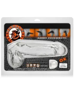 Oxballs Gaine De Pénis Daddy 20 X 6cm Noire 17 Oxballs Gaine De Pénis Daddy 20 X 6cm Noire -Sextoys boutique gaine de penis daddy 20 x 6cm noire 16