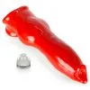 Oxballs Gaine De Sexe Fido Cock Sheath 20 X 6cm Rouge