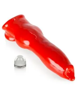 Oxballs Gaine De Sexe Fido Cock Sheath 20 X 6cm Rouge