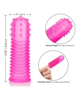 CalExotics Gaine Pour Doigt Finger Tingler Rose X2 -Sextoys boutique gaine pour doigt finger tingler rose x2 3
