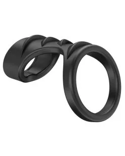 Generique Gaine Pour Pénis Souple Twins 8 X 4cm -Sextoys boutique gaine pour penis souple twins 8 x 4cm 2