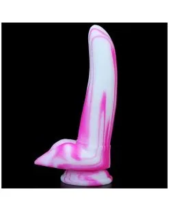 F*CK MY COLOR Gode Banadick 15 X 4cm Blanc-Rose