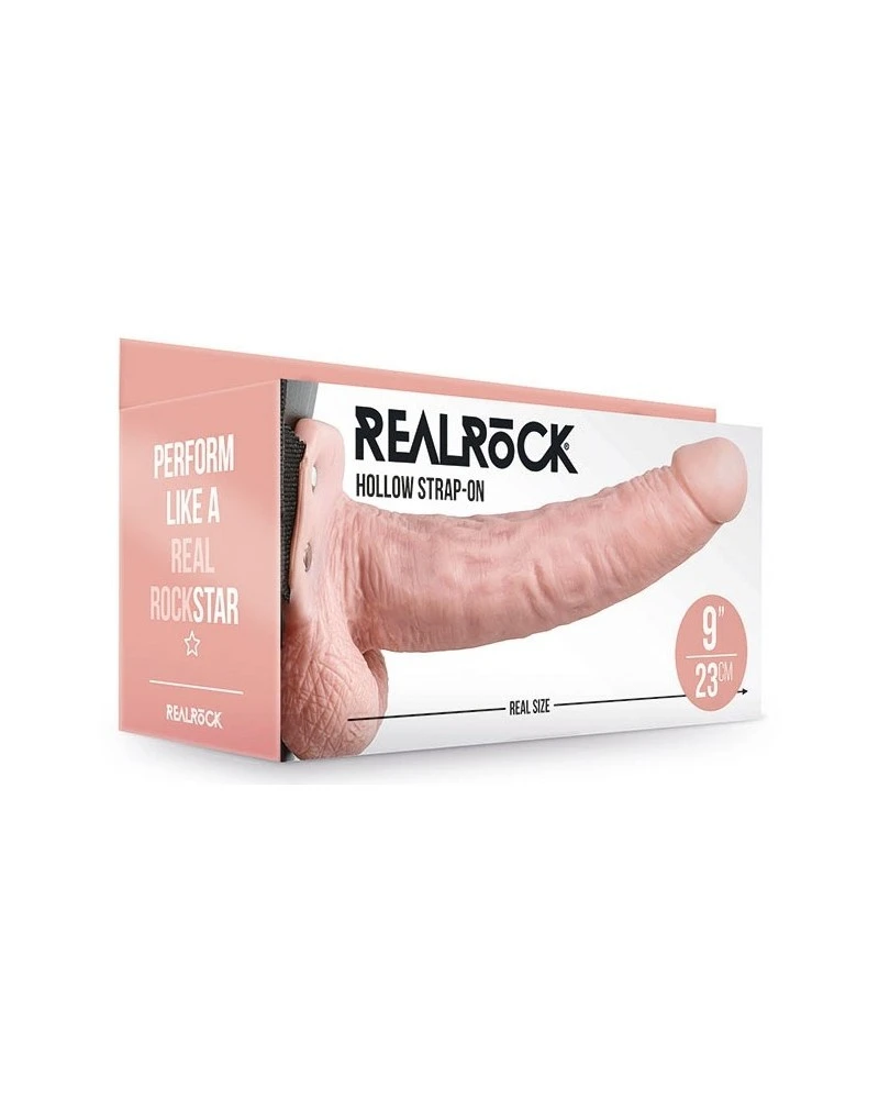 Real Rock Gode Ceinture Creux Hollow Strap On RealRock 23 X 4.5cm 2 Real Rock Gode Ceinture Creux Hollow Strap On RealRock 23 X 4.5cm – Image 2