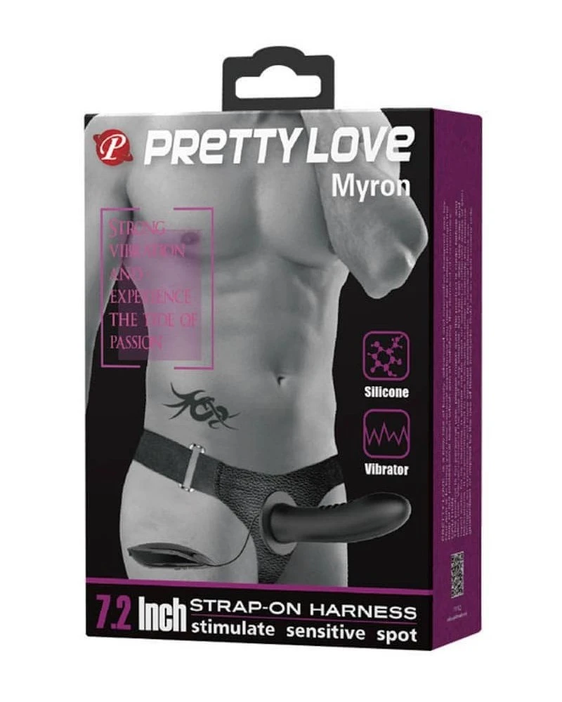 Pretty Love Gode Ceinture Vibrant Myron 18.5 X 4.8cm 2 Pretty Love Gode Ceinture Vibrant Myron 18.5 X 4.8cm – Image 2