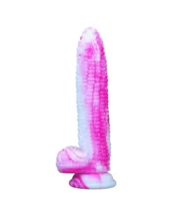 F*CK MY COLOR Gode Corn 16 X 4cm Rose-Blanc