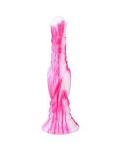 F*CK MY COLOR Gode Dog Long 26 X 6cm Blanc-Rose