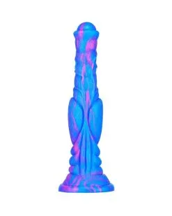 F*CK MY COLOR Gode Dog Long 26 X 6cm Bleu-Rose