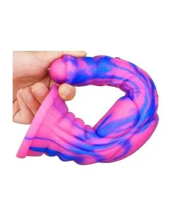 F*CK MY COLOR Gode Dog Long 26 X 6cm Rose-Bleu 5 F*CK MY COLOR Gode Dog Long 26 X 6cm Rose-Bleu -Sextoys boutique gode dog long 26 x 6cm rose bleu 2
