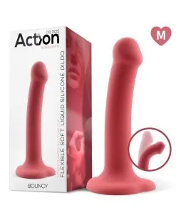 Action Gode En Silicone Bouncy M 16 X 3.7cm -Sextoys boutique gode en silicone bouncy m 16 x 37cm 5