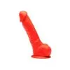 Stretch Real Gode En Silicone Stretch N°2 - 17 X 4.3cm Rouge