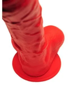 Stretch Real Gode En Silicone Stretch N°2 - 17 X 4.3cm Rouge -Sextoys boutique gode en silicone stretch n2 17 x 43cm rouge 4