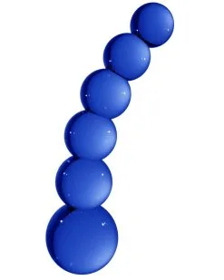 Chrystalino Gode En Verre Planets Bleu 18 X 4.3 Cm