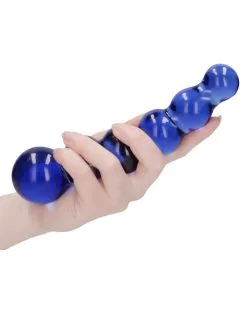 Chrystalino Gode En Verre Planets Bleu 18 X 4.3 Cm -Sextoys boutique gode en verre planets bleu 18 x 43 cm 5