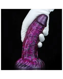 MetallicAnal Gode Fantasy Gentax 16 X 5cm Violet-Noir 5 MetallicAnal Gode Fantasy Gentax 16 X 5cm Violet-Noir -Sextoys boutique gode fantasy gentax 16 x 5cm violet noir 2