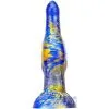 MetallicAnal Gode Fantasy Skurix 19 X 5.5cm Bleu-Doré