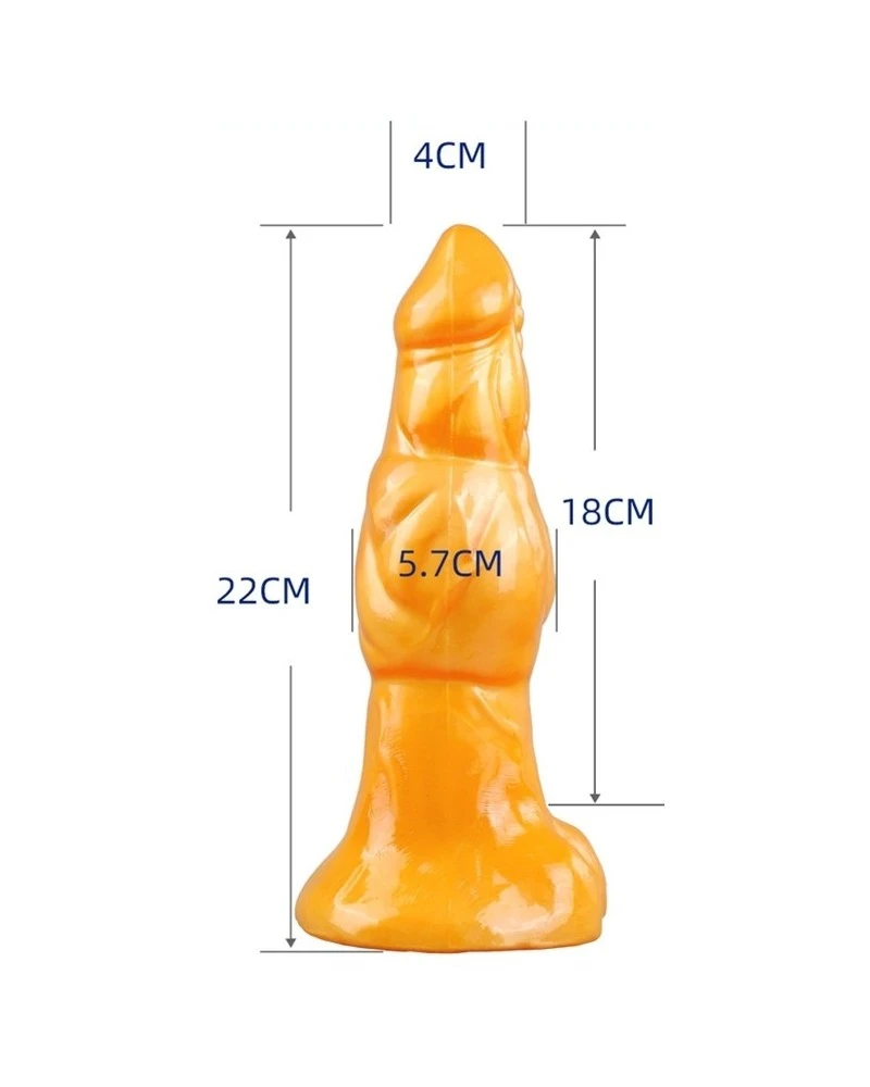 Fantasycolors Gode Jackal 19 X 6cm Jaune 5 Fantasycolors Gode Jackal 19 X 6cm Jaune – Image 5