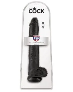 Gode King Cock 30 X 6cm Noir 7 Gode King Cock 30 X 6cm Noir -Sextoys boutique gode king cock 30 x 6cm noir 1