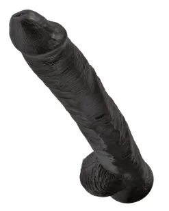 Gode King Cock 30 X 6cm Noir 8 Gode King Cock 30 X 6cm Noir -Sextoys boutique gode king cock 30 x 6cm noir 2