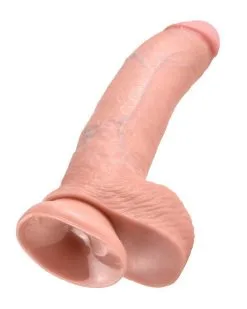 Gode King Cock With Balls 22 X 5.1 Cm Chair -Sextoys boutique gode king cock with balls 22 x 51 cm chair 4