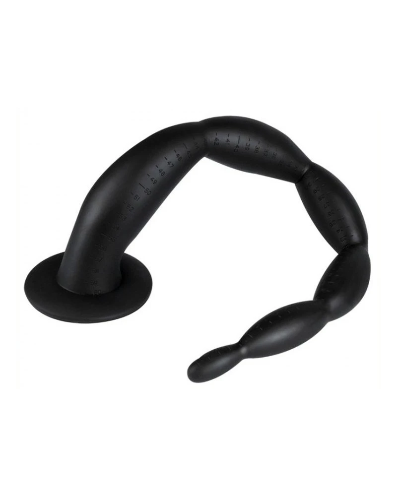 Darksil Gode Long Scale Beads M 40 X 4cm Noir 2 Darksil Gode Long Scale Beads M 40 X 4cm Noir – Image 2