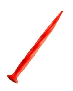 Gode Long Stretch Worm N°1 - 39 X 3cm Rouge