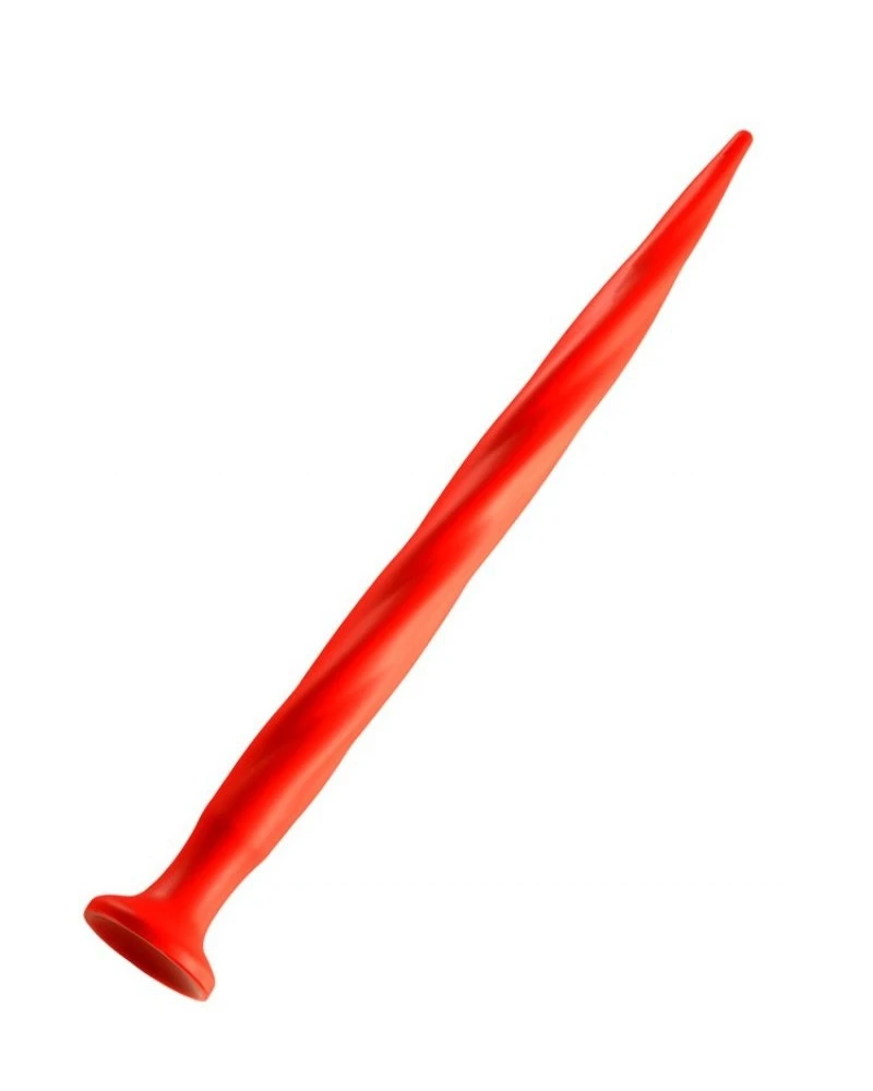 Gode Long Stretch Worm N°1 - 39 X 3cm Rouge 1 Gode Long Stretch Worm N°1 - 39 X 3cm Rouge